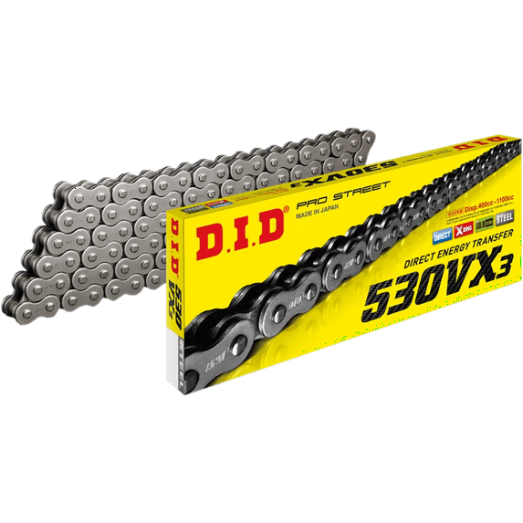 DID 530 VX3 - Drive Chain - 120 Links - Natural M530VX3X120ZB