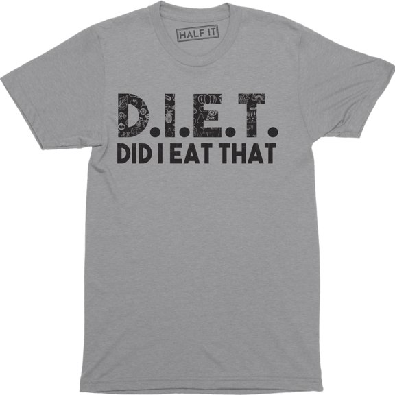 Did I Eat That - Funny Diet Women Top Workout Gym Slogan Humour Gift Tee