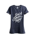 thumbnail image 1 of Did I Shower Today? Women's Fashion Relaxed T-Shirt Tee Heather Navy Medium, 1 of 3