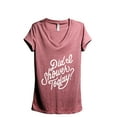 thumbnail image 1 of Did I Shower Today? Women's Fashion Relaxed V-Neck T-Shirt Tee Heather Rouge 2X-Large, 1 of 3