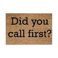 thumbnail image 1 of Did You Call First Doormat | New Home Gift | Housewarming Gift | Wedding Gift | Welcome Door Mat | Custom Doormat | Gift, 1 of 8