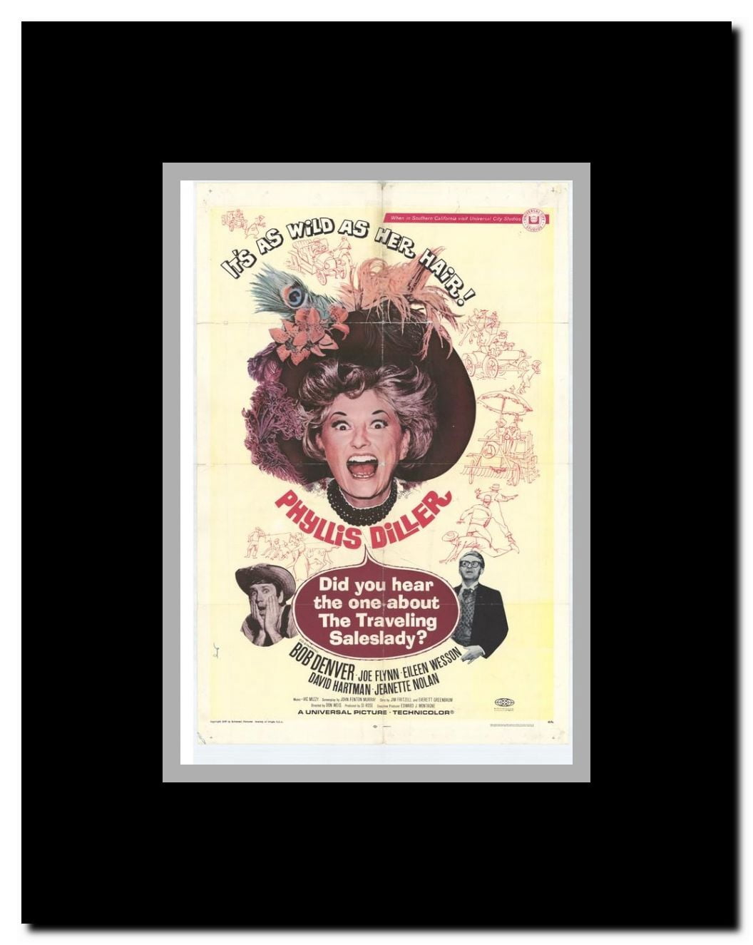 Did You Hear the One About the Traveling Saleslady? Framed Movie Poster