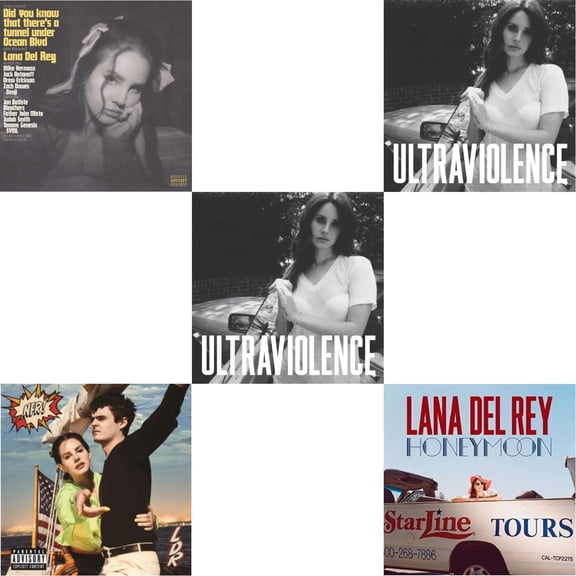 Did You Know That ThereS A Tunnel Under Ocean Blvd (X) (2LP/180G) & Nfr! (2LP) & Ultraviolence & Ultraviolence & Honeymoon