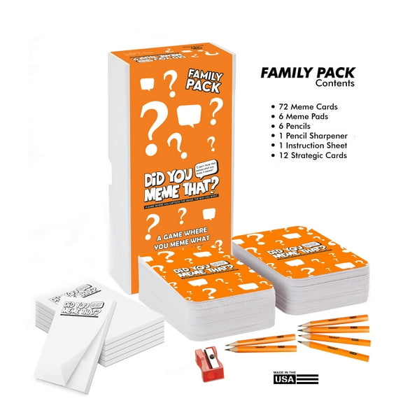 Did You Meme That?, Party Card Game for 4-10 Players, Made in USA, Ages 13 and Up, Family Fun Caption Writing Game