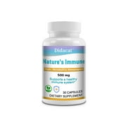 Didacat Natural Immunity, High Metabolism Immunogen, Supports a Healthy Immune System, 30/60/120 Capsules
