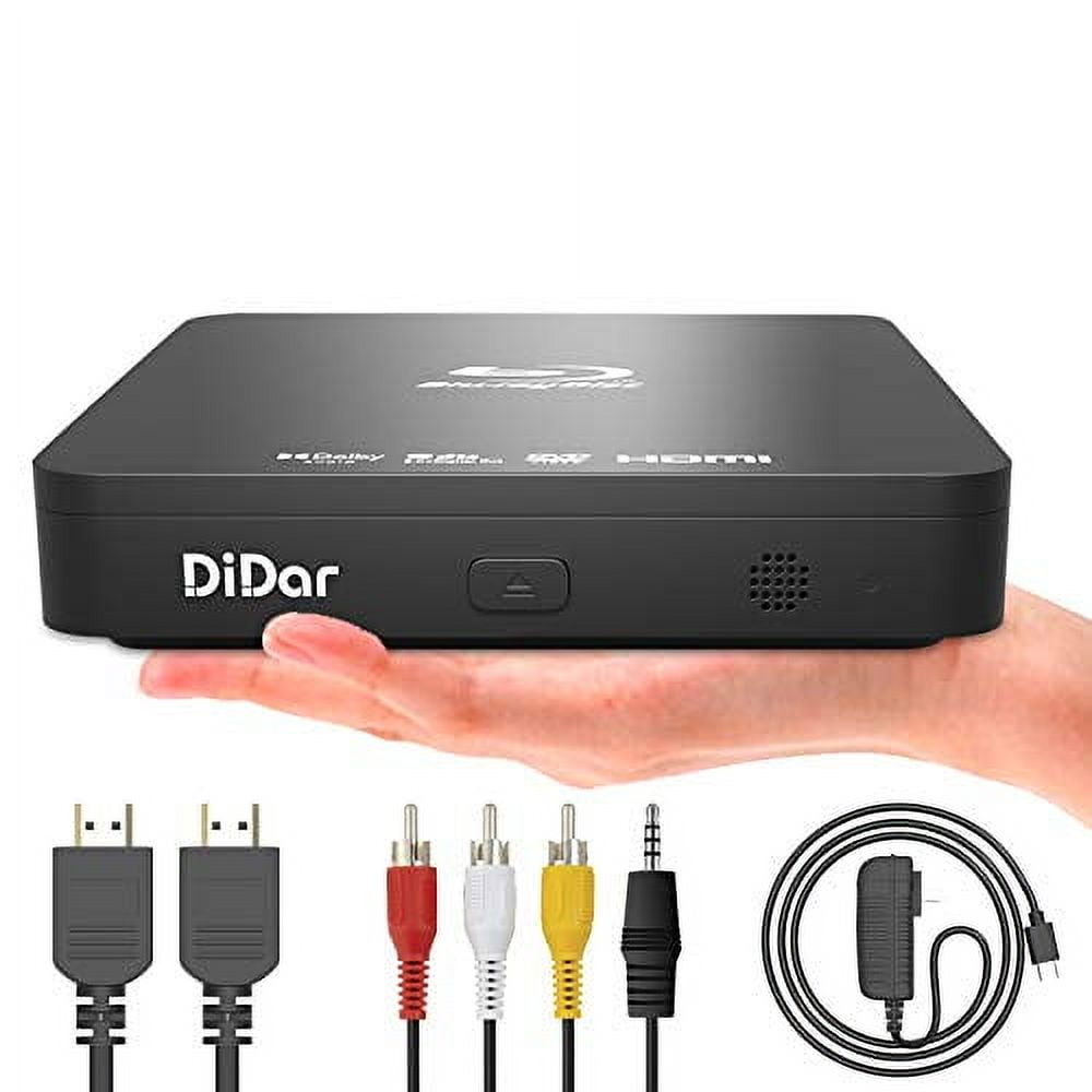 DIDAR EVP-203 1080P Full HD Blu-Ray and DVD Player with Remote, Black DIDAR EVP-203 1080P Full HD Blu-Ray and DVD Player with Remote, Black