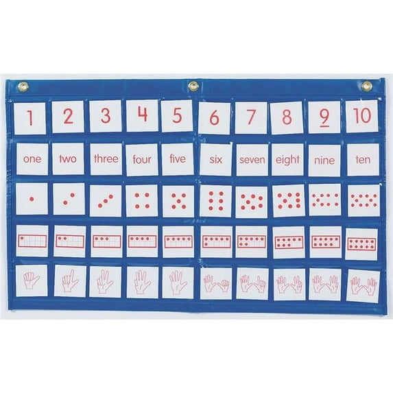 Didax-211773 Number Path Pocket Chart with Cards