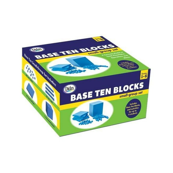 Didax Base Ten Blocks Small Group Set