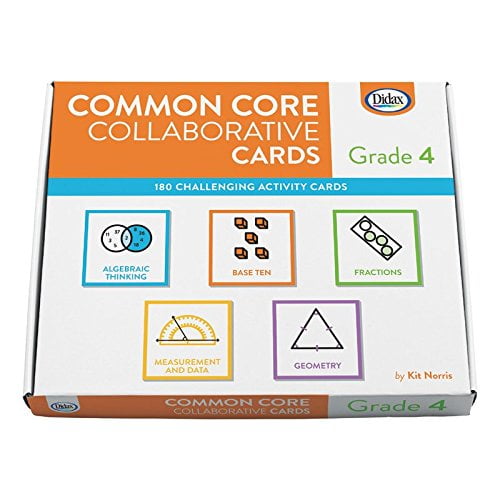 Didax Educational Resources Common Core Collaborative Cards, Gr4
