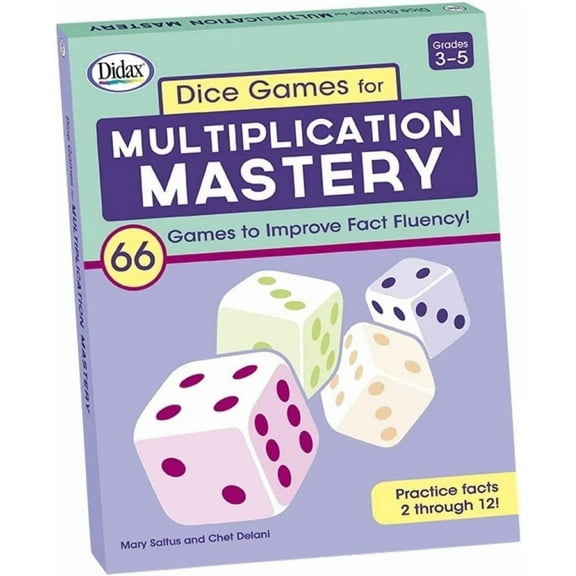 Didax Dice Games for Multiplication Mastery