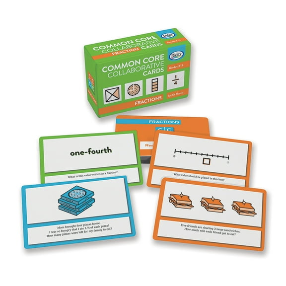 Didax Educational Resources Common Core Collaborative Cards-Fractions