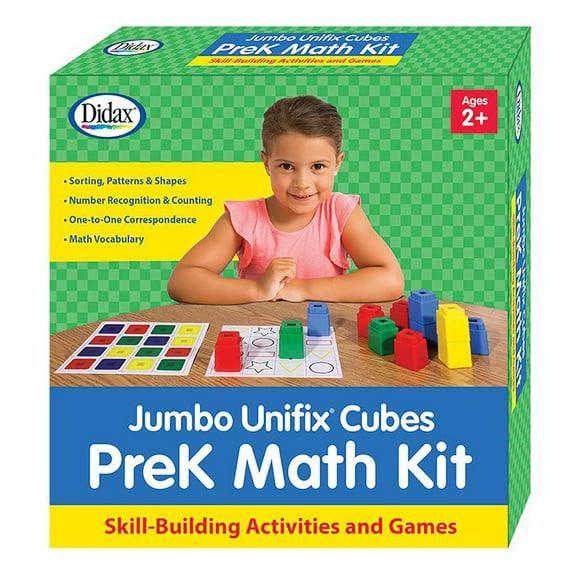 Didax Jumbo Unifix Cubes PreK Math Kit