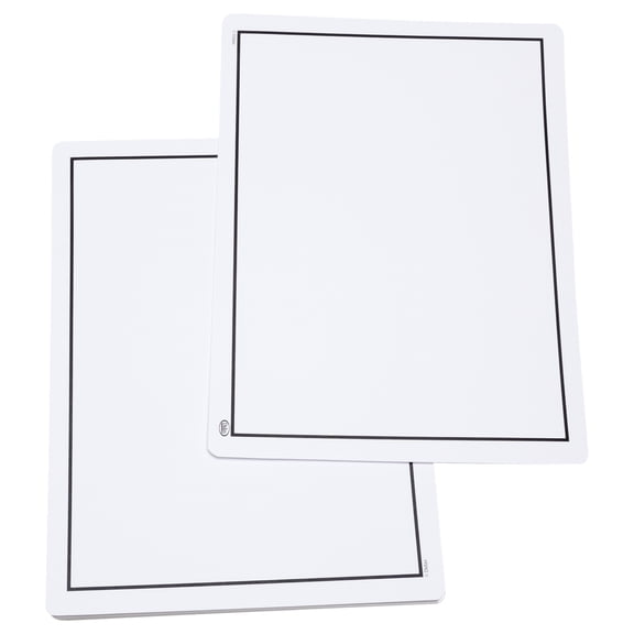 Didax Write-On/Wipe-Off Blank Mats, Set of 10