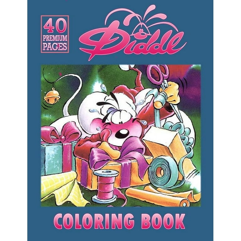 Diddl Coloring Book : Diddl Coloring Books For Adults And Kids color  enchanting To Relax. (Paperback)
