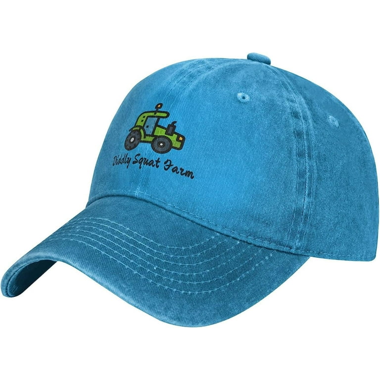Diddly Squat Farm Hat Vintage Dad Hats Baseball Cap Men s Size One size Blue