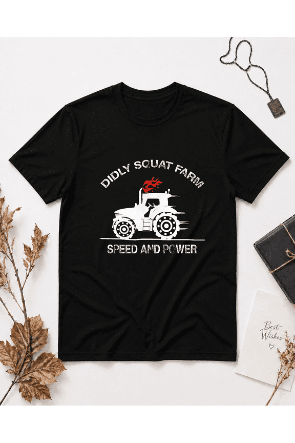 Diddly Squat Farm Speed And Power Jeremy Clarkson Tractor Unisex T-Shirt V25116, S-5XL