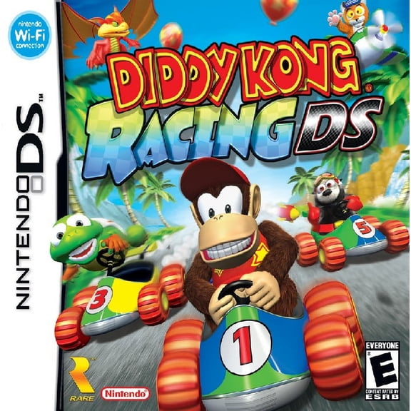 Restored Diddy Kong Racing DS Physical Video Game for Nintendo DS & DSi, Racing Sports Genre, 1 Player