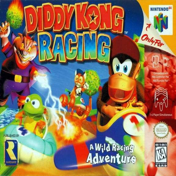 Diddy Kong Racing N64 Game,US Version