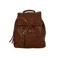 thumbnail image 1 of "Didier" Multipocket Soft Hipster Rucksack Backpack - Light Brown, 1 of 3