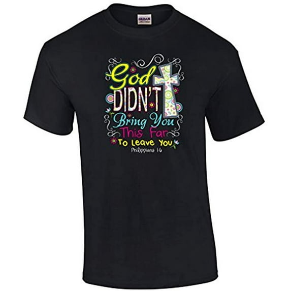 Didn't Bring You This Far Christian Short Sleeve T-shirt-Brown-Medium