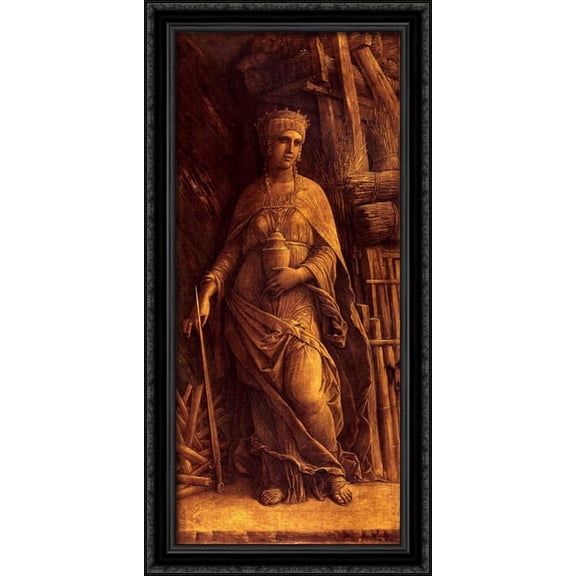 Dido 20x40 Large Black Ornate Wood Framed Canvas Art by Andrea Mantegna