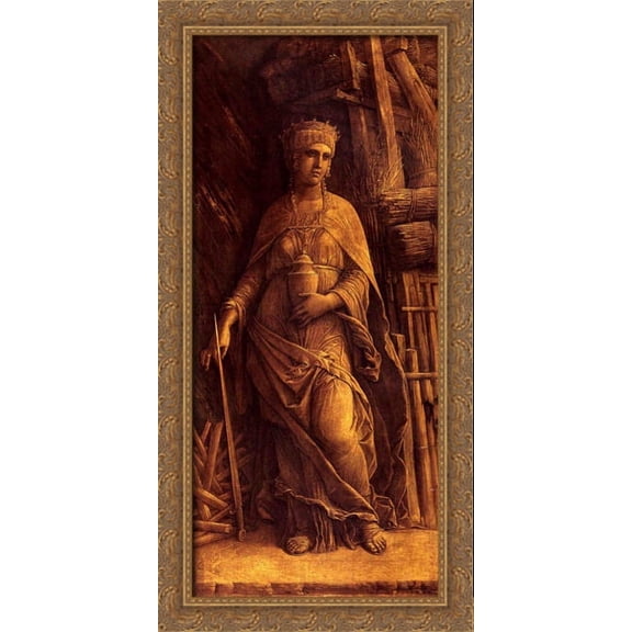 Dido 20x40 Large Gold Ornate Wood Framed Canvas Art by Andrea Mantegna