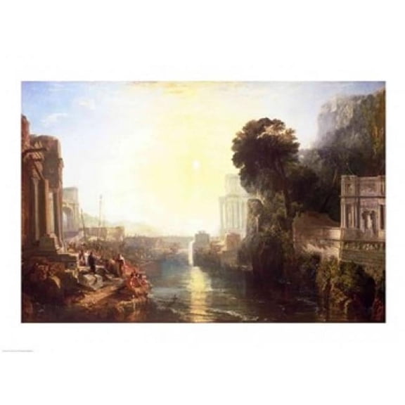 Dido Building Carthage Poster Print by J.M.W. Turner - 24 x 18 in.
