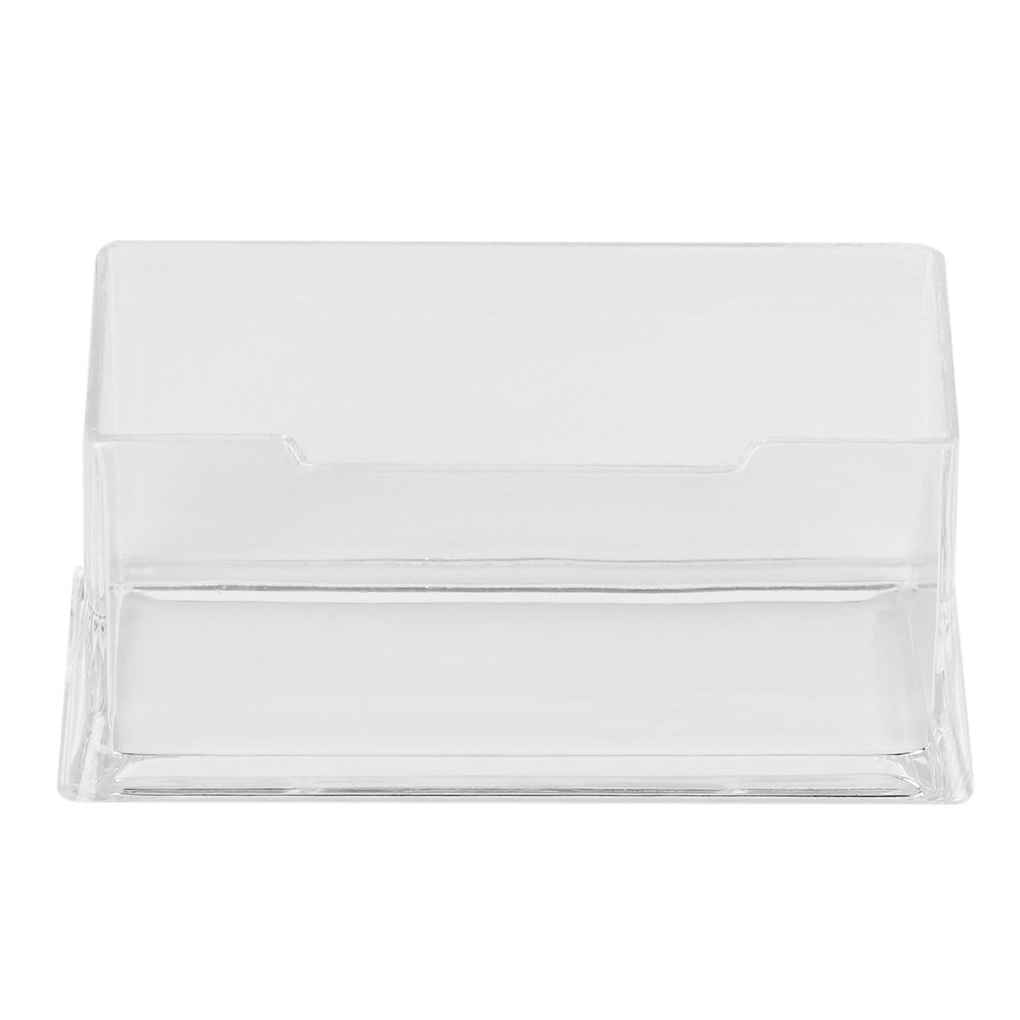Dido Clear Desktop Business Card Holder Display Stand Acrylic Plastic