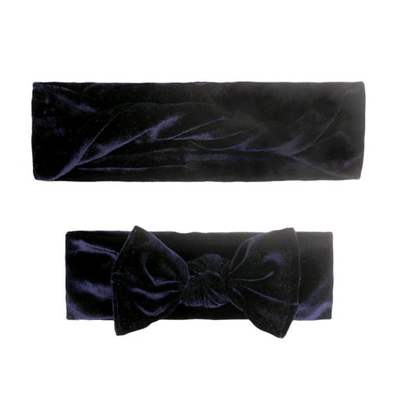 Dido Mother-child Headbands Knotted Baby and Mommy Bandeaux Pleuche Elastic Bowknot Headwraps