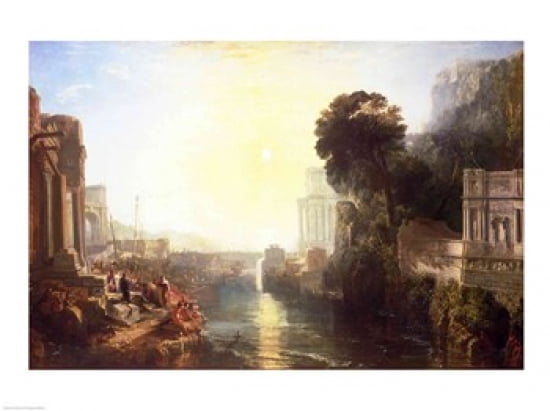 Dido building Carthage Canvas Art - JMW Turner (24 x 18)