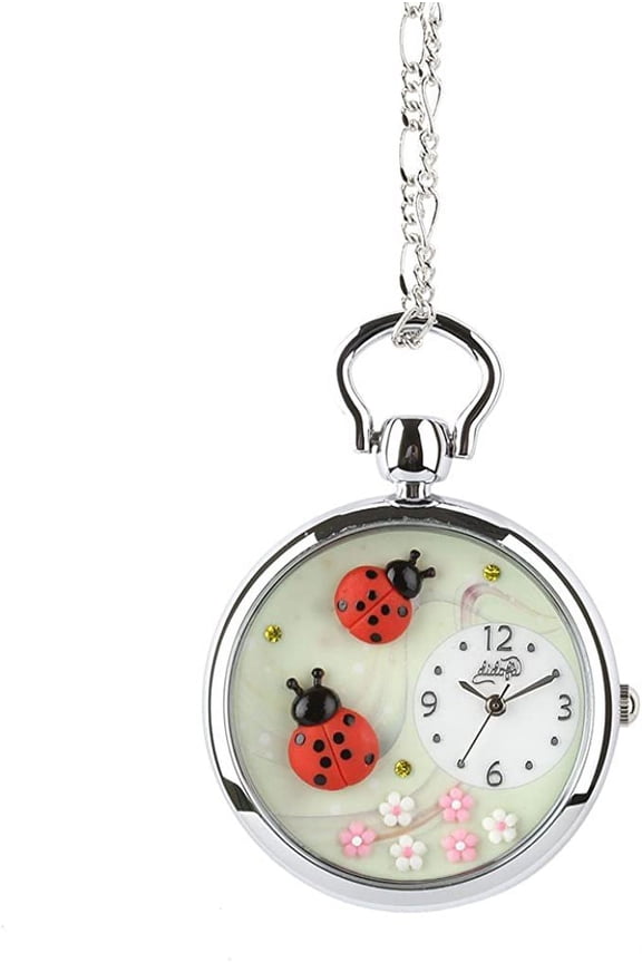 Italian Designed Watch - 3D Necklace with Water-Resistant Watch DF-3007C