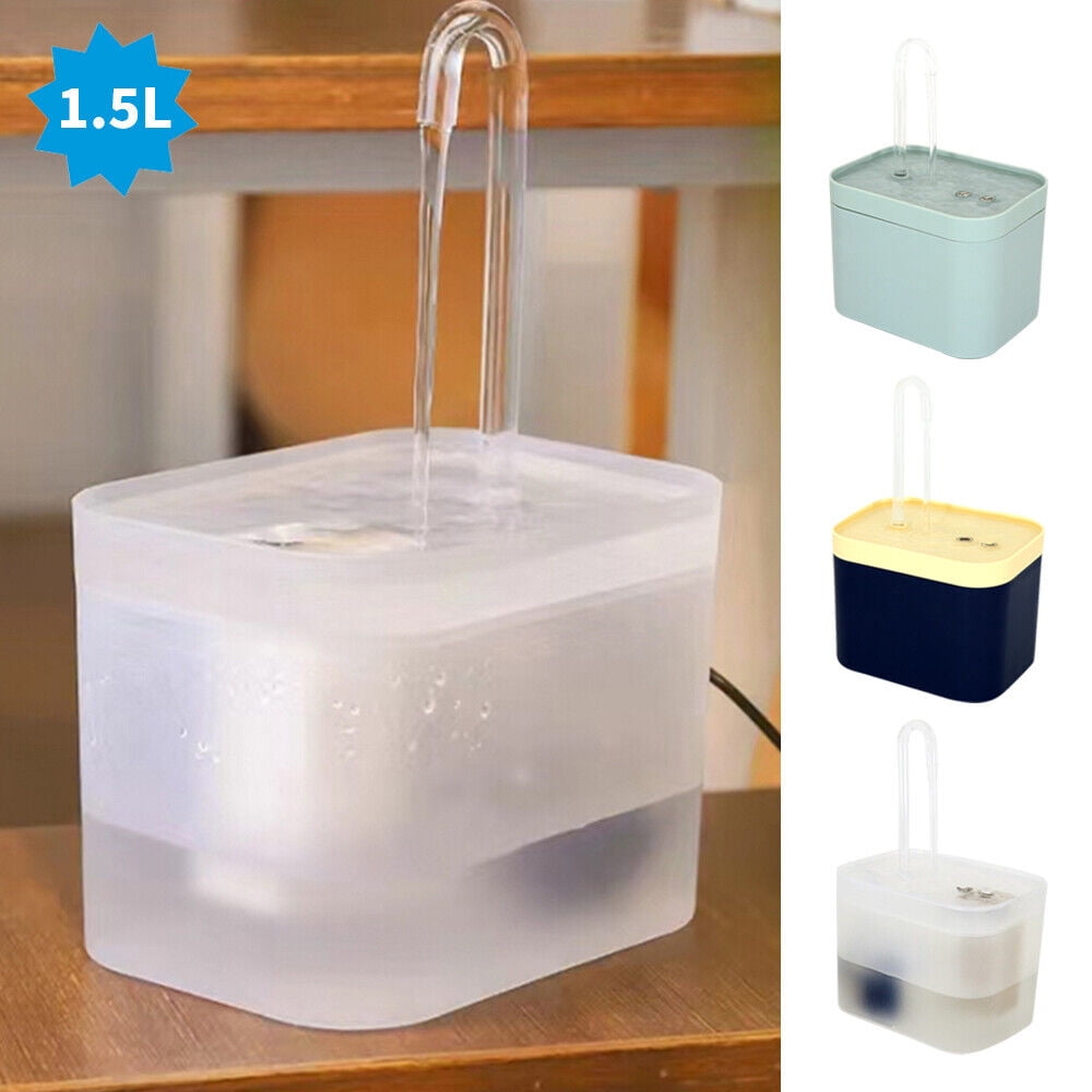 Didog 1.5L Pet Water Fountain Cat Dog Automatic Electric Drinking Bowl Dispenser Dish