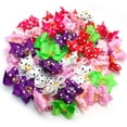 thumbnail image 1 of Didog 50/100pcs Cute Dots Bling Puppy Dog Hair Bows Grooming Accessory for Yorkie Cat, 1 of 8