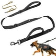 thumbnail image 1 of Didog Bungee Dog Leash with Dual Handle Adjustable Walking Leads Training, 1 of 4