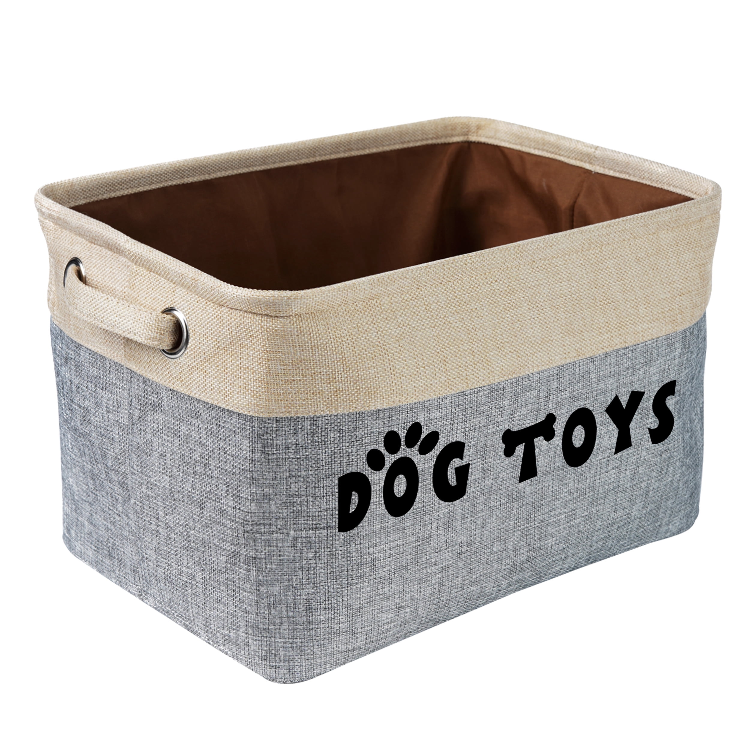 Collapsible Dog Toy Storage Basket Rectangular Storage Box For