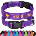 thumbnail image 1 of Didog Custom Personalized Dog Collar Embroidered Pet ID Name Number Reflective Nylon, 1 of 6