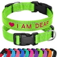 thumbnail image 1 of Didog Custom Personalized Dog Collar Embroidered Pet ID Name Number Reflective Nylon, 1 of 6