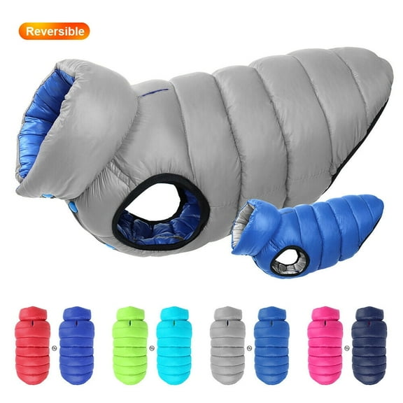 Didog Dog Coats for Large Dogs Winter with Harness Hole Pet Clothes Puffer Down Jacket