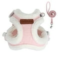 thumbnail image 1 of Didog Fashion Small Pet Dog Adjustable Harness and Leash Warm Fleece Soft Puppy Cat Walking Jacket Vest, 1 of 9