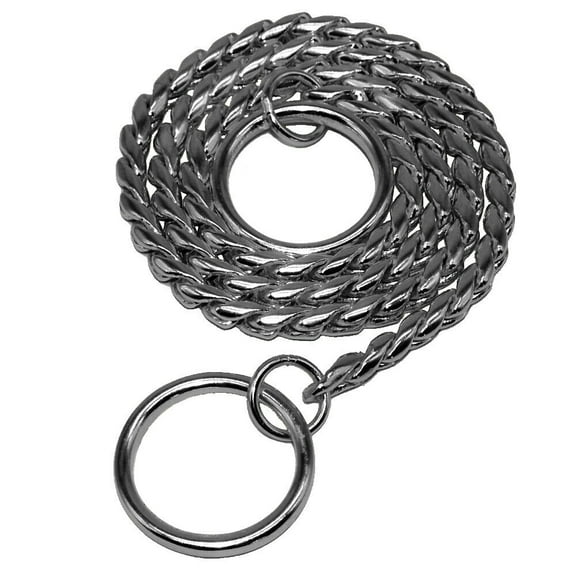 Didog Gold Snake Chain Dog Collar P-Choke/Check Slip Show Necklace Training Doberman