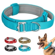 Didog No Pull Dog Collar with Handle Heavy Duty Training Pet Neck Strap Soft Padded for Medium Large Dogs