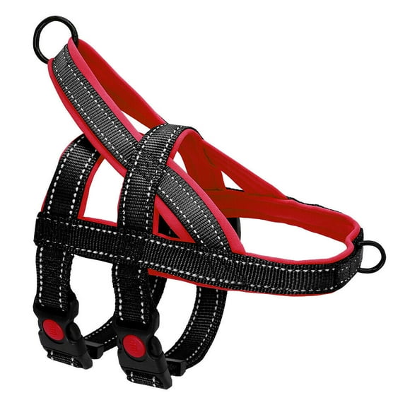 Didog No Pull Dog Harness Safety Reflective Large Breeds Training Front Leading Chest Strap Pet Vest Boxer Pitbull Rottweiler