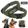 thumbnail image 1 of Didog Personalized Dog Pet Collar with Handle Custom Reflective Nameplate M-XL, 1 of 8