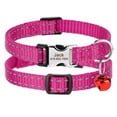 thumbnail image 1 of Didog Reflective Nylon Personalized Cat Collar Engraved Name Metal Buckle & Bell for Small Dogs, 1 of 7