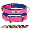 thumbnail image 1 of Didog Soft Leather Personalized Dog Collar Custom Name ID Engraved for Small Large Dog, 1 of 7