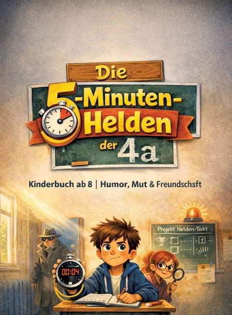 Die 5-Minuten-Helden der 4a: Kinderbuch ab 8 Humor, Mut & Freundschaft, (Hardcover)
