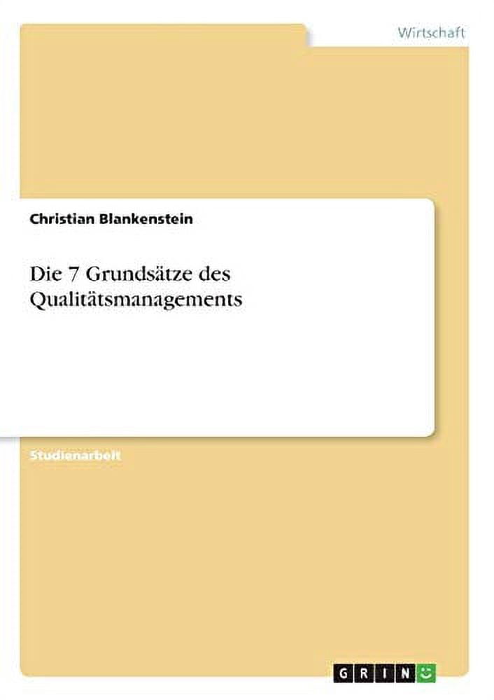 7 Grundsätze Des Qualitätsmanagements