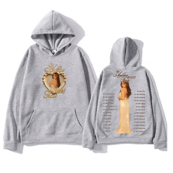 Die Ayliva Tour 2025 Hooded Drawstring   Pocket Sweatshirt Men/women  Ayliva concert Pullovers