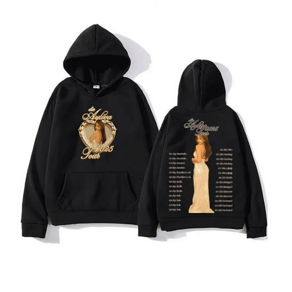 Die Ayliva Tour 2025 Hooded Drawstring   Pocket Sweatshirt Men/women  Ayliva concert Pullovers