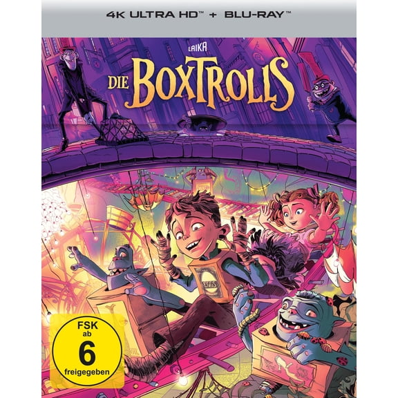 Die Boxtrolls (Steelbook, 4K-UHD+Blu-ray) [4K UHD]